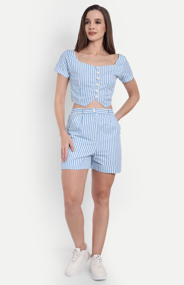 Striped Crop Top