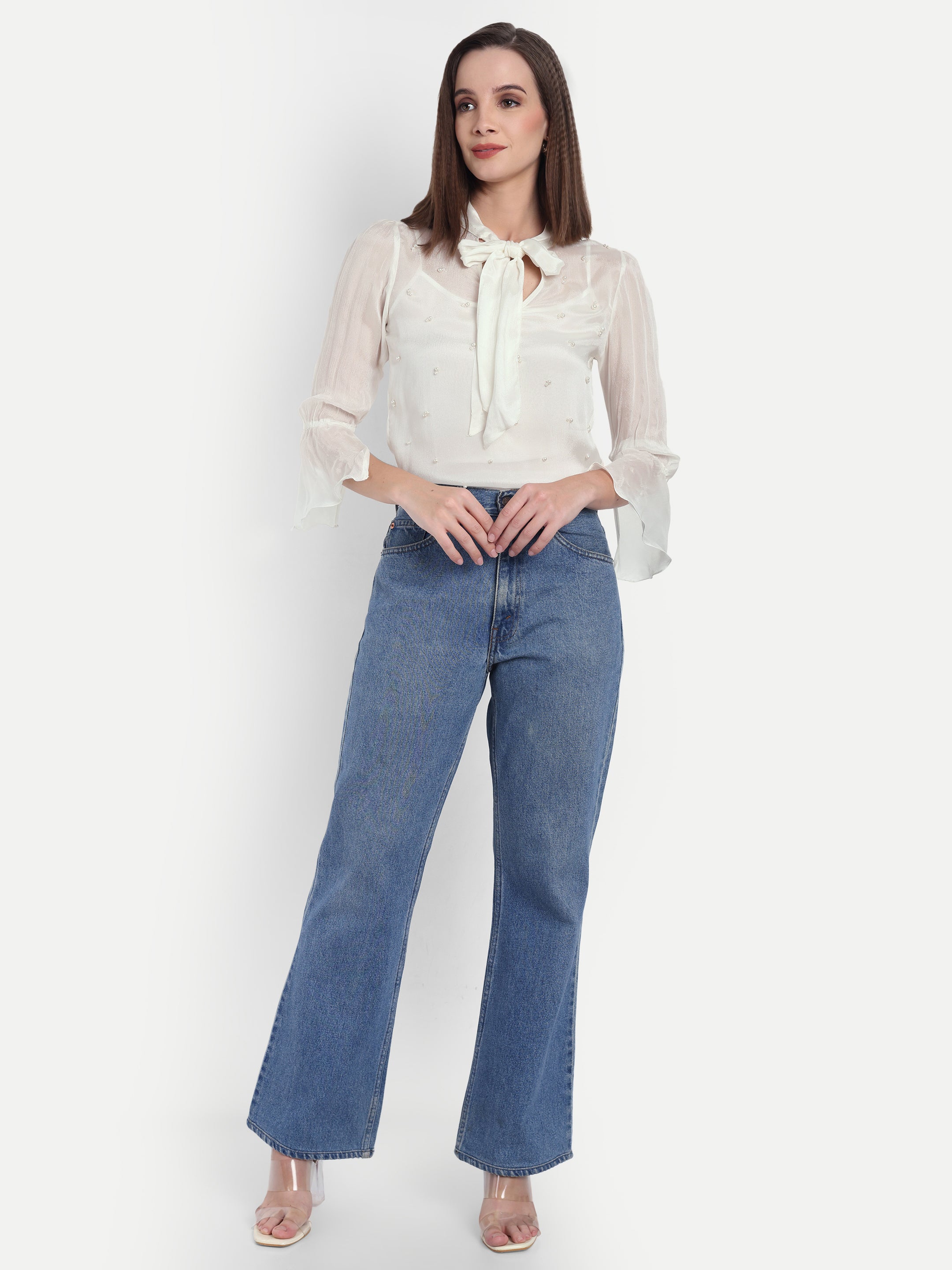 Pearl Chiffon Top
