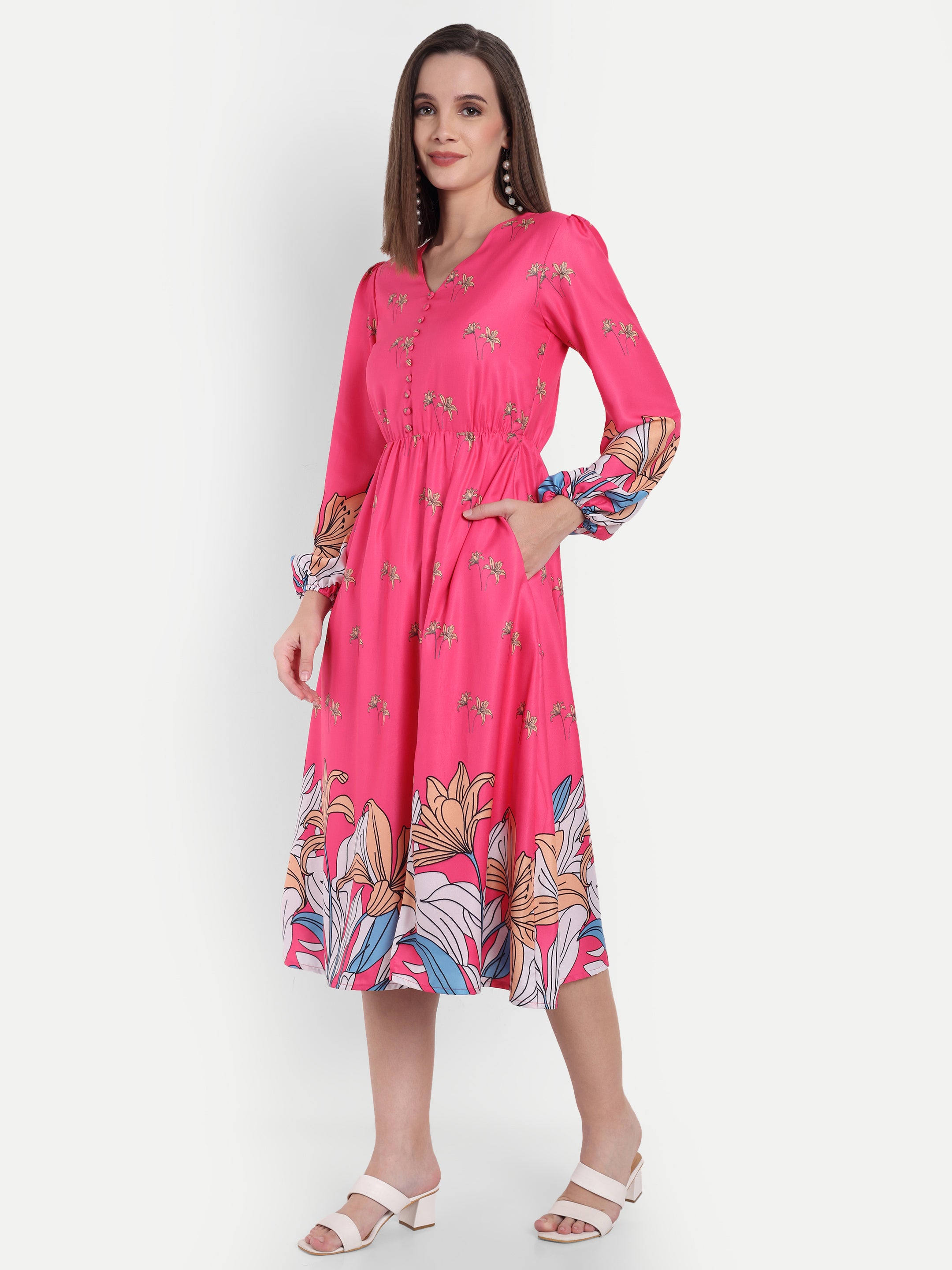 Floral Midi Dress