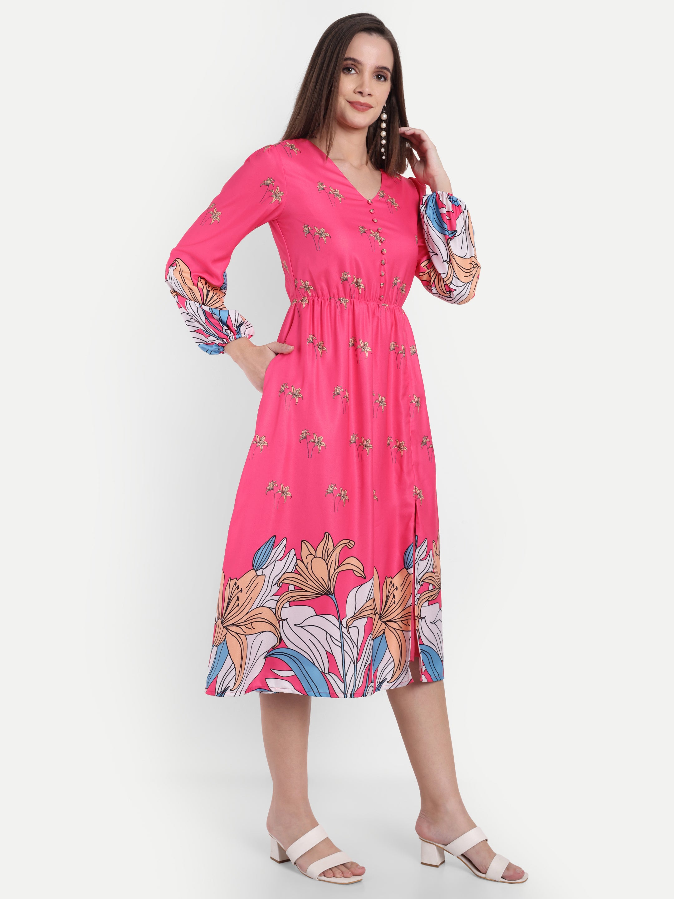 Floral Midi Dress