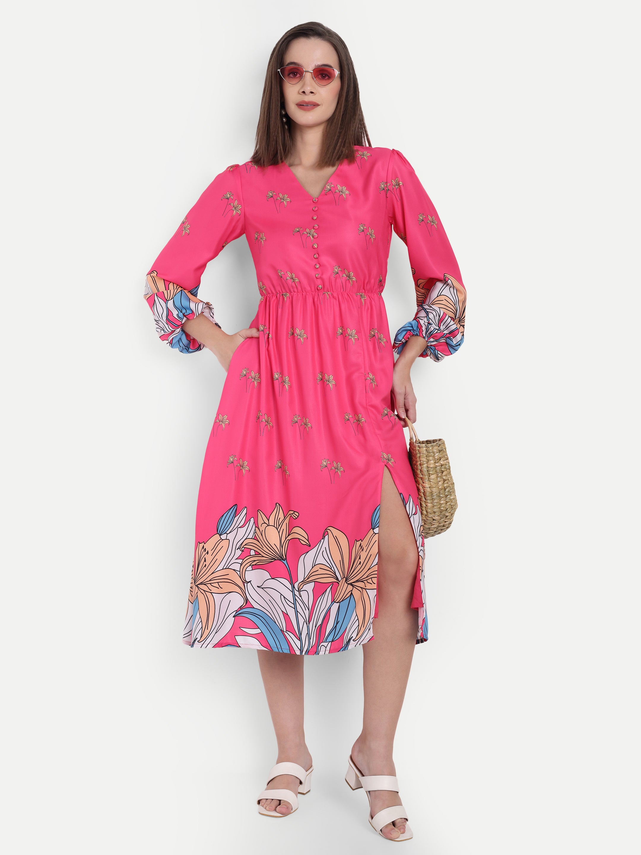 Floral Midi Dress