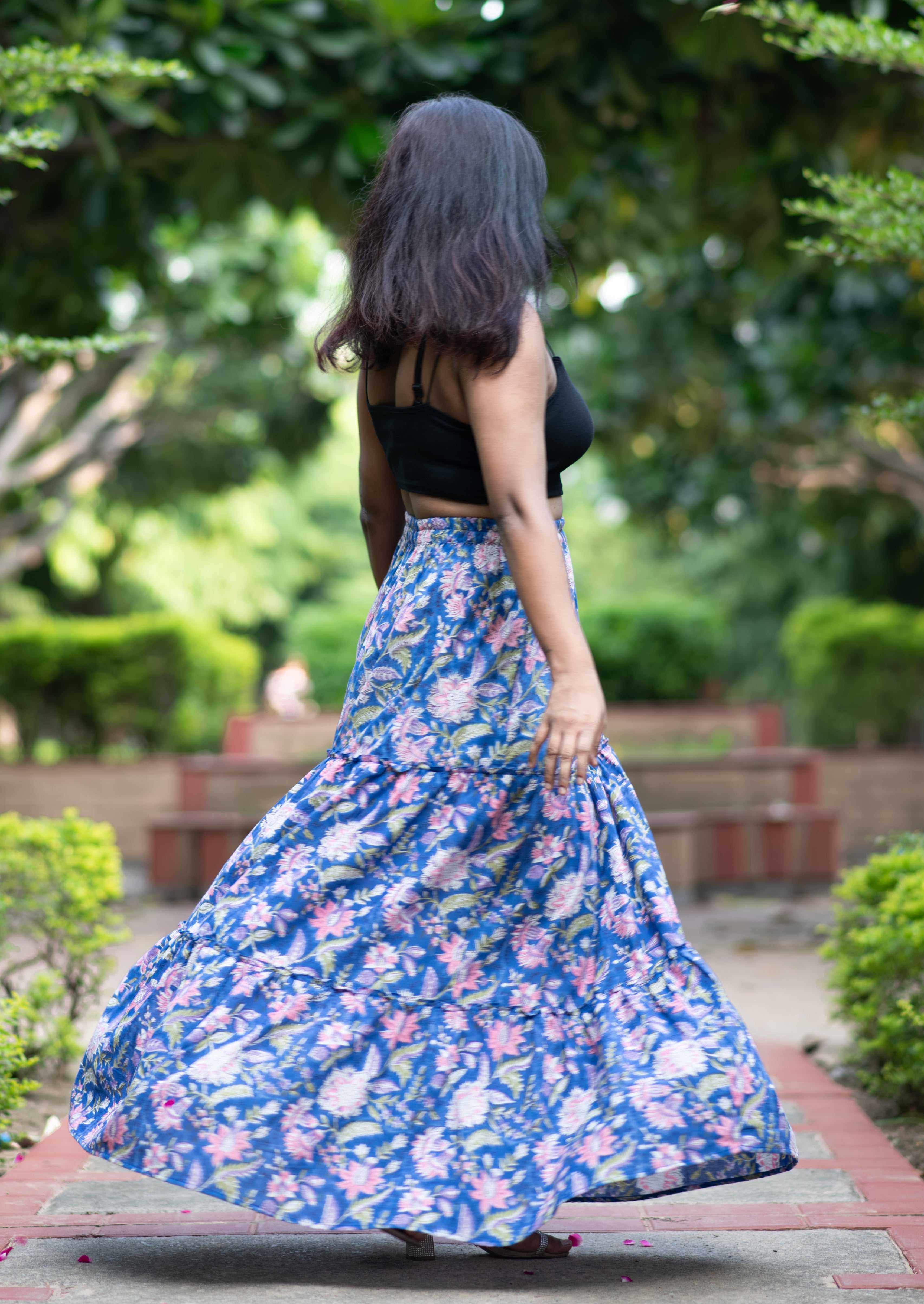 Jaipur Floral Long Skirt