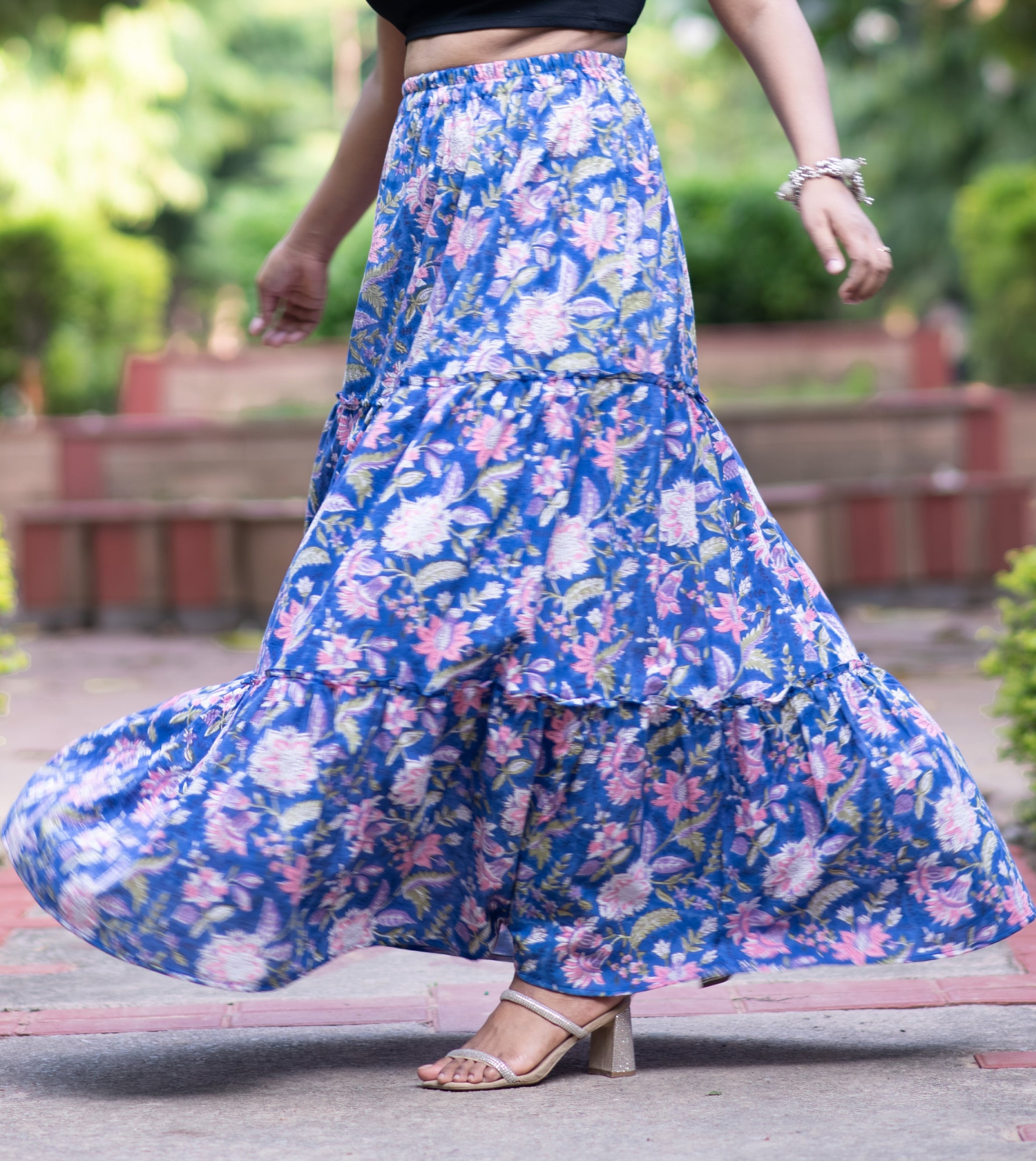 Jaipur Floral Long Skirt