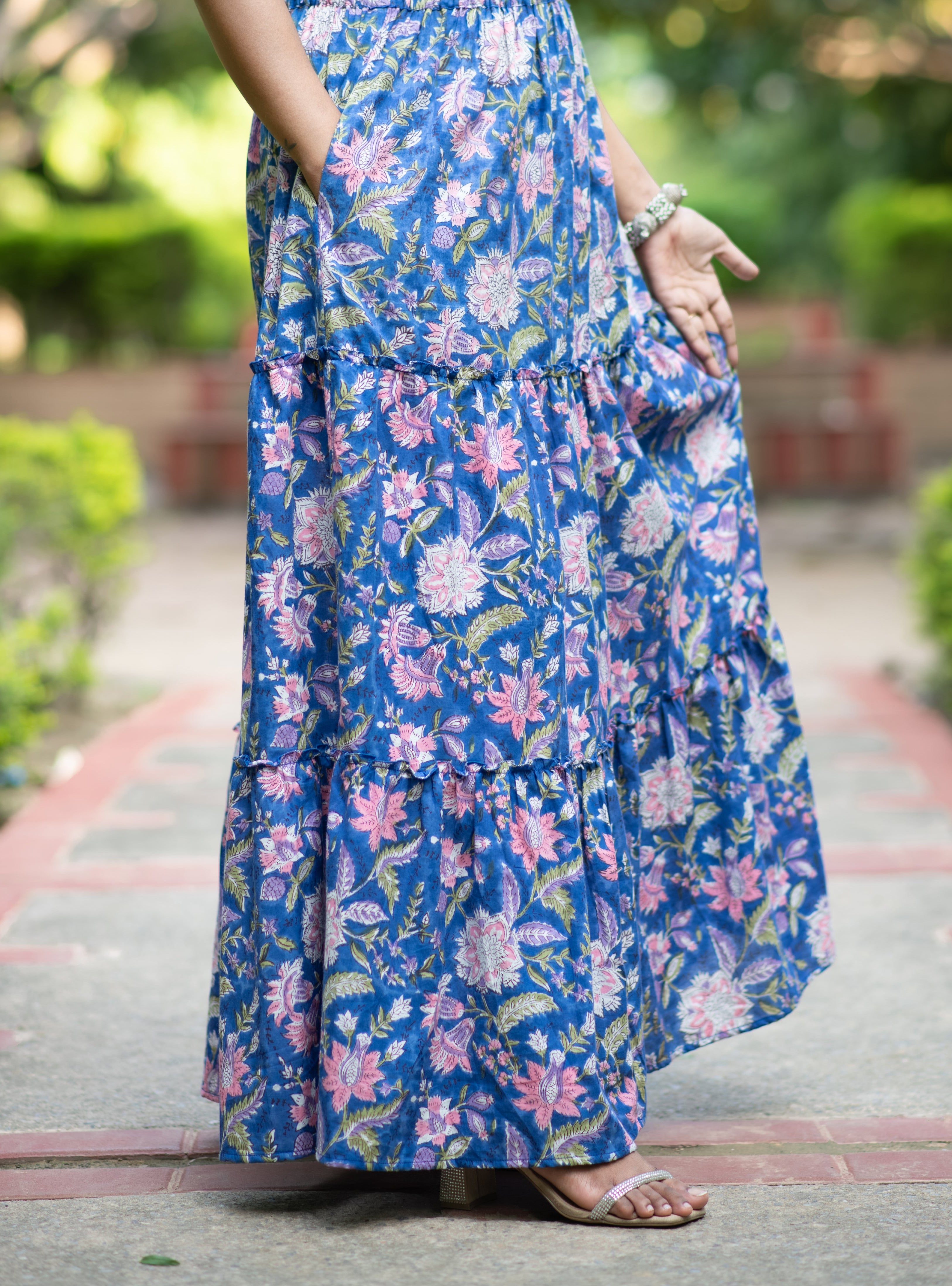 Jaipur Floral Long Skirt